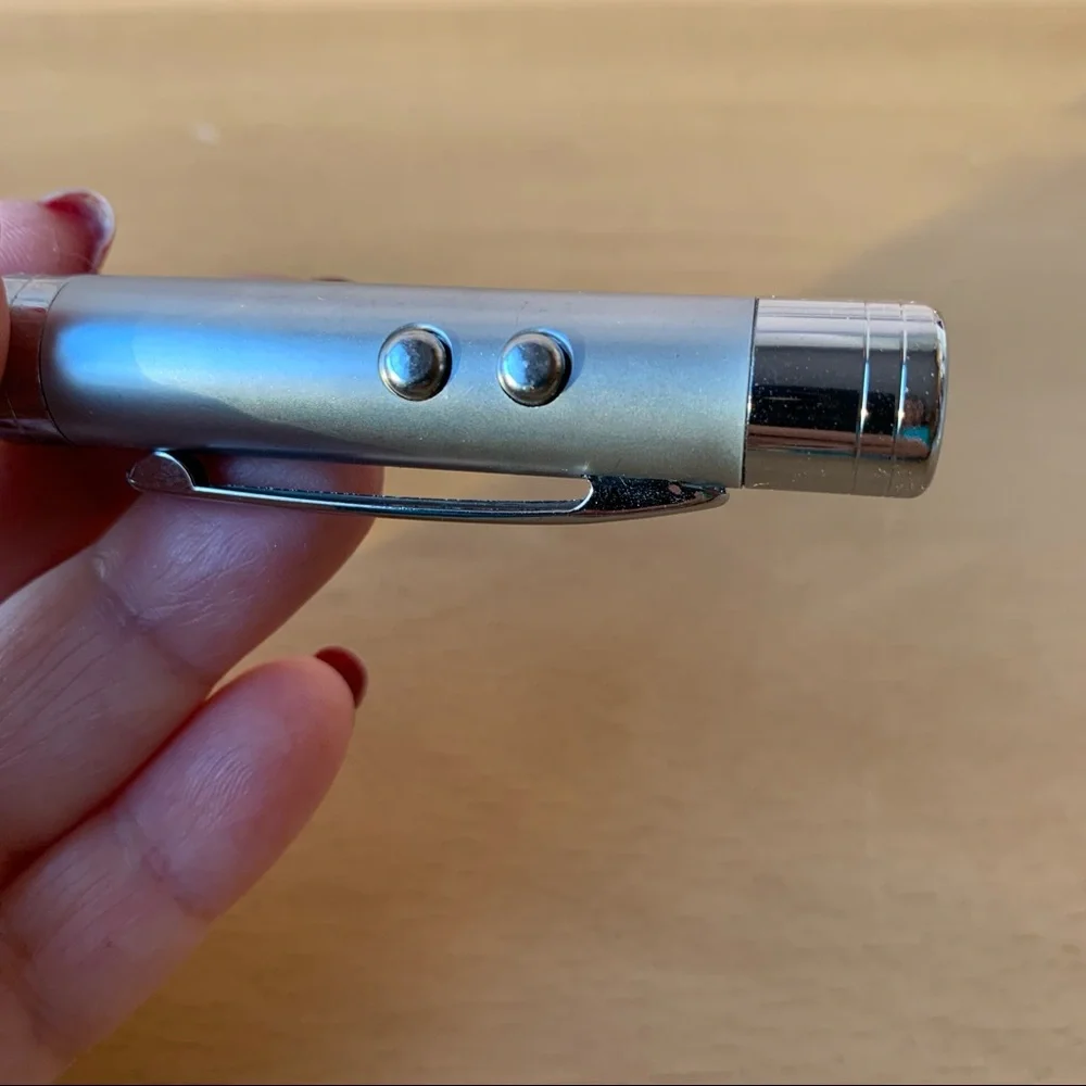 Israeli Silver Pen with Light